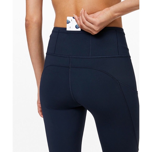 SOLD! Lululemon Fast and Free Crop 19" Leggings - Picture 3 of 8